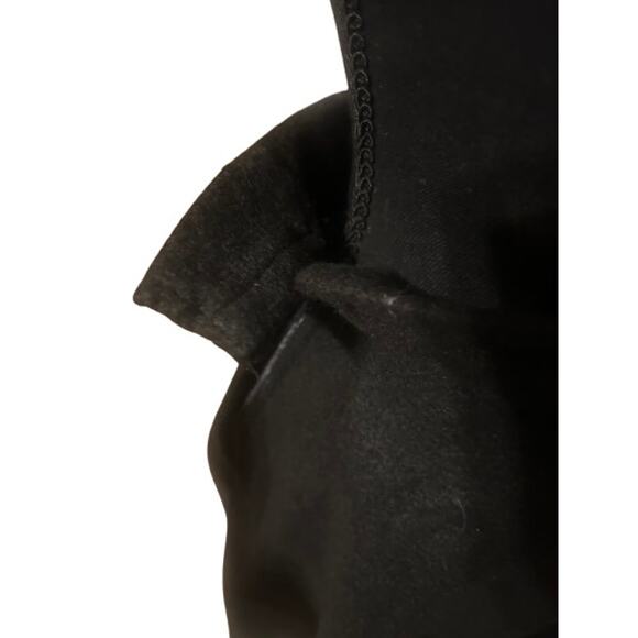 Vintage Handmade 1950s Black Felt Circle Poodle Skirt with White Cat Feline - Picture 5 of 5